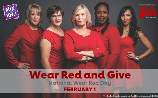 Go Red with Mix 103.1
